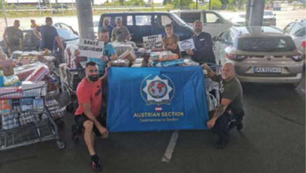 Hilfsgüter Transport nach Donbass