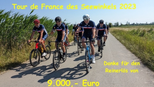 Die Tour de France des Seewinkels 2023 - Radfahren für Kinderhospiz Lichtblickhof