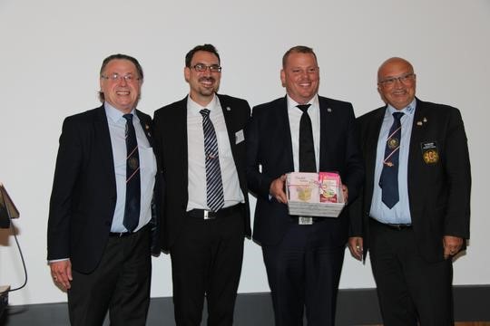 Regionalpräsident Anthony Monney, Präsident IPA Schweiz Jean-Pierre Allet