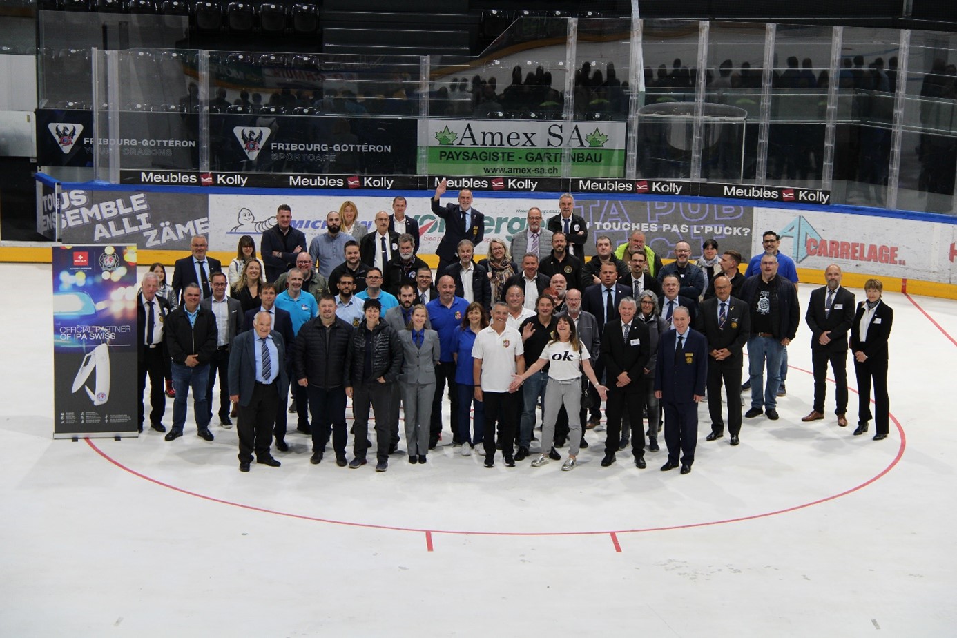 Ein Teil der Schweizer Delegierten