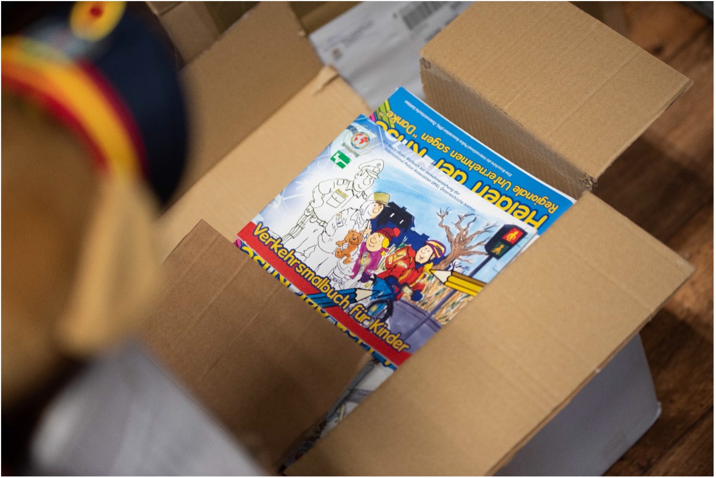 Unsere Kinderverkehrsmalbücher waren sehr gefragt