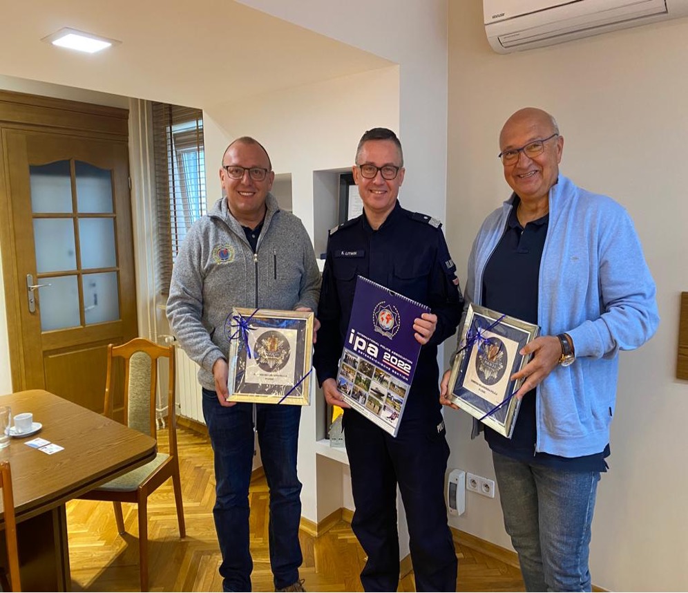 Besuch beim Polizeikommandanten von Lódz nadinsp. Slawomir Litwin